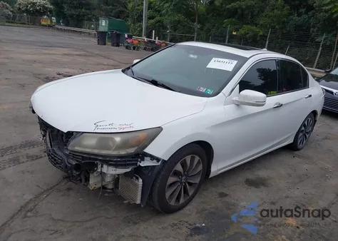 2015 Honda Accord Hybrid Ex-L из США, поврежденный, VIN 1HGCR6F5XFA006076